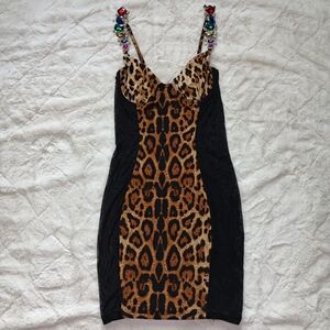 Hollywood animal print dress